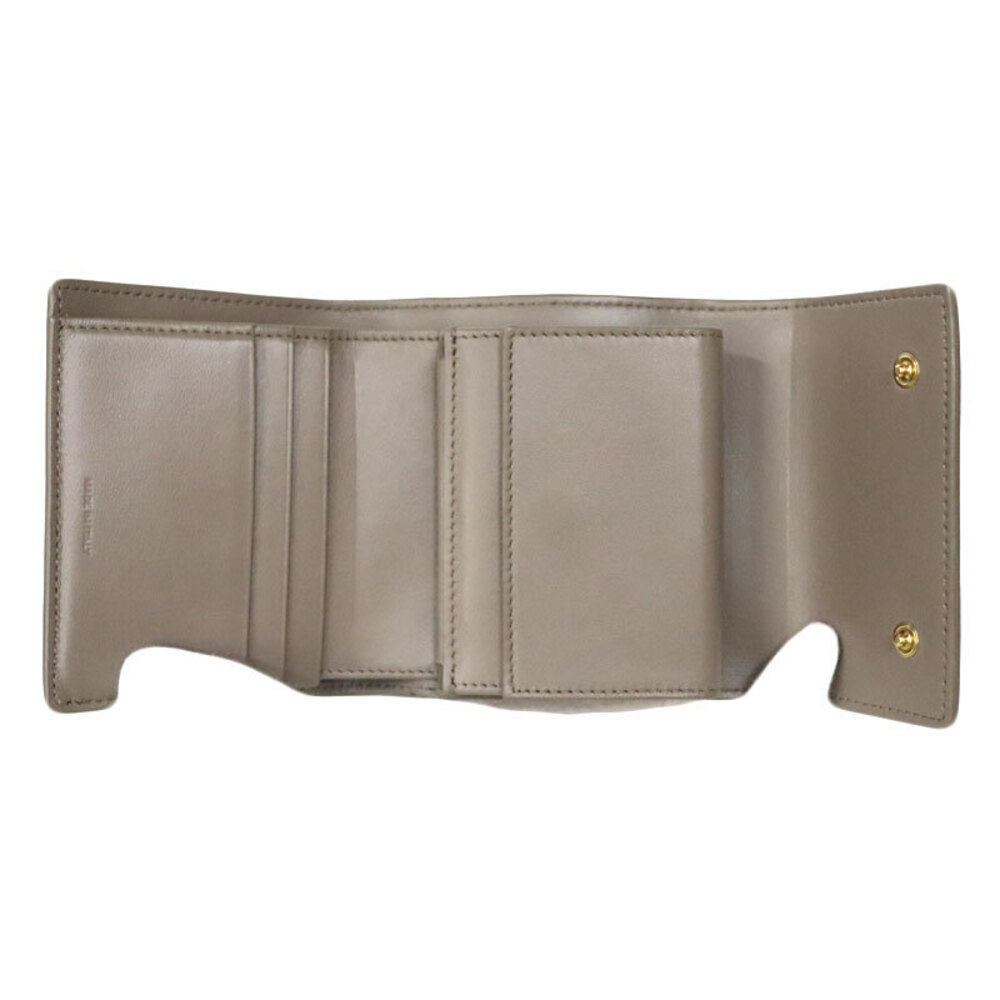 Celine Leather Wallet Gray Trifold Compact - Picture 8 of 8